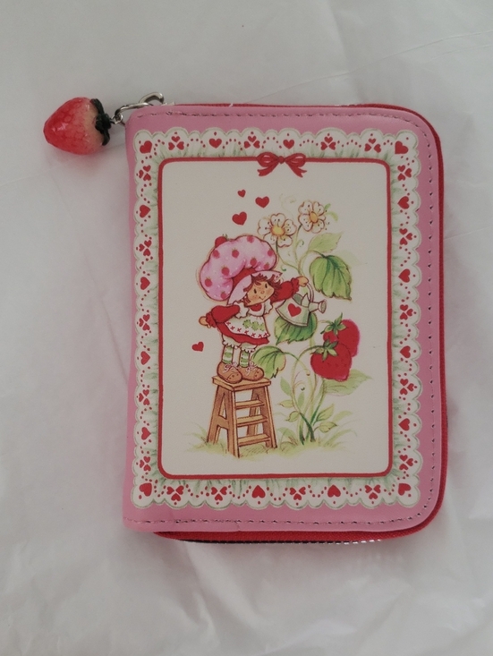 Strawberry Shortcake Handbags - 🍓Strawberry Shortcake Pink Wallet with Strawberry Charm 🍓